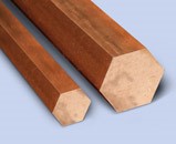 Erodierkupfer/Erodierkupfer 6 Kant in Legierung CU-ETP ((Profil Flach/Rd) / Erodierkupfer / 2.0060 / 2.0070 / CW004A)